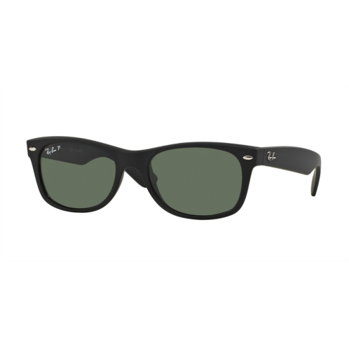 Ray-Ban New Wayfarer Icons Sunglasses Black/Light Green