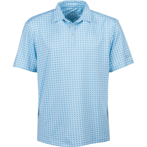 BURLEBO Mens Performance Polo Shirt Texas
