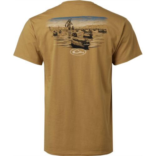 Drake Waterfowl Mens Laying Decoys Short Sleeve T-shirt