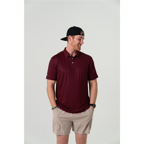 BURLEBO Mens Georgia Performance Polo Shirt