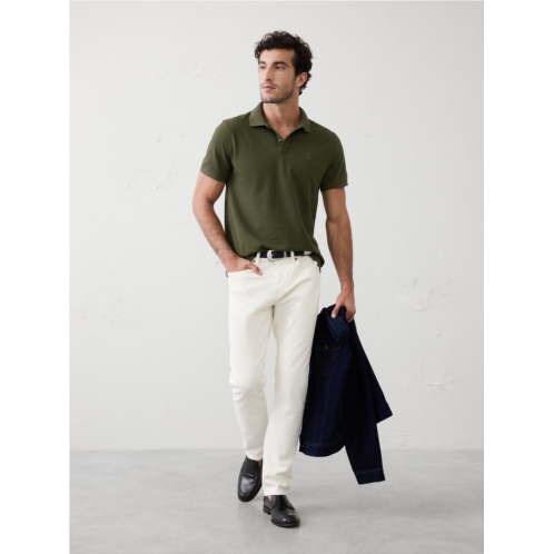 bananarepublic Slim Cotton Pique Polo