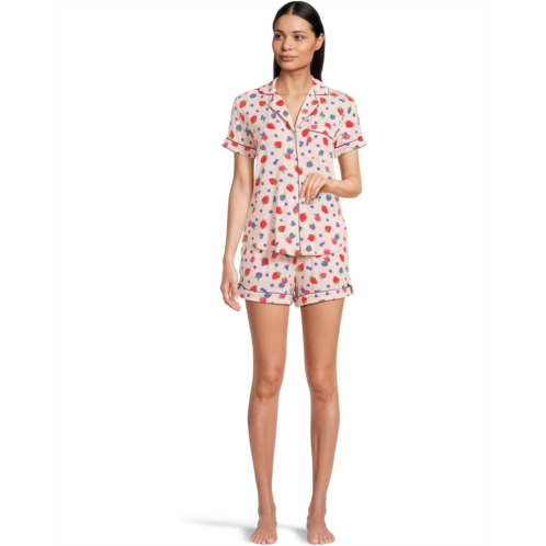 Kate Spade New York Short Sleeve Boxer PJ Set