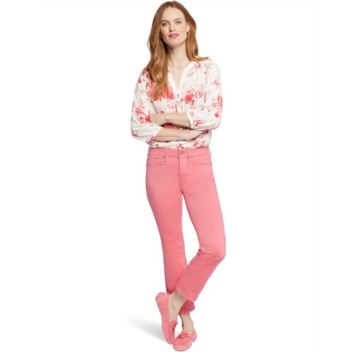 NYDJ Marilyn Straight Ankle in Pink Punch