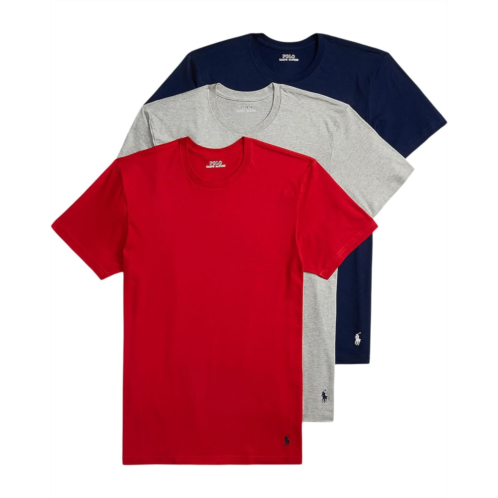 Mens Polo Ralph Lauren Classic Fit Cotton Crew Undershirt 3-Pack