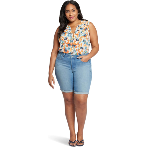 NYDJ Plus Size Briella Shorts Roll Cuff in Mesmerize