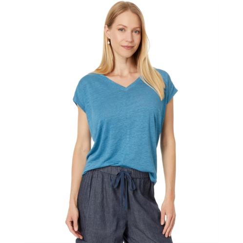 Eileen Fisher V-Neck Square Tee