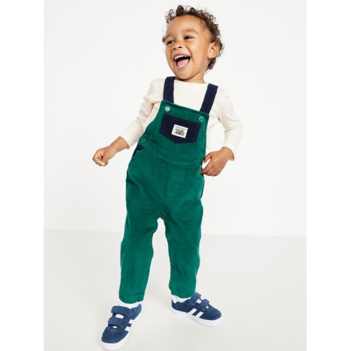 OldNavy Long-Sleeve T-Shirt and Corduroy Overalls Set for Baby