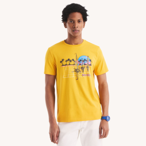 Nautica mens vintage sailing graphic t-shirt