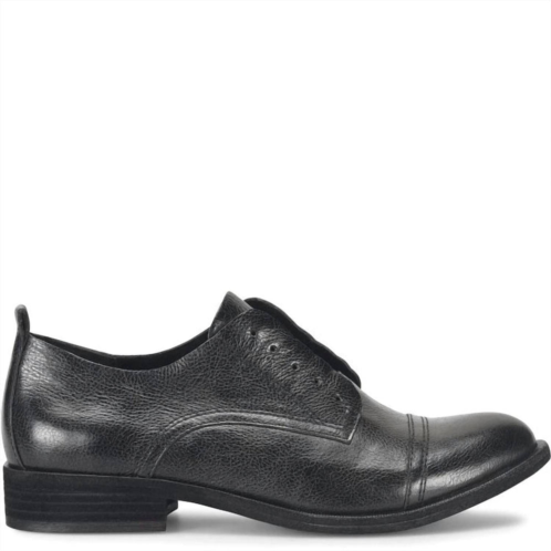 KORK-EASE womens rori leather loafers in black