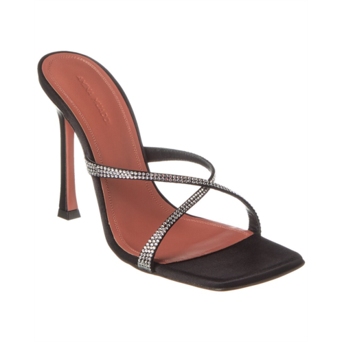 AMINA MUADDI adriana crystal 105 satin sandal