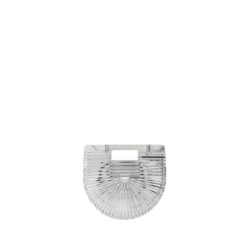Cult Gaia gaias ark mini top handle clutch - synthetic - silver