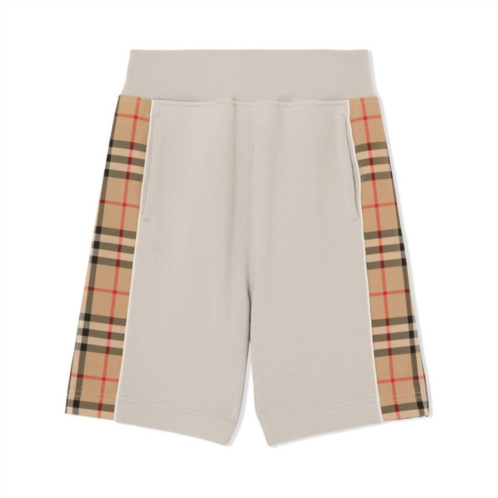 Burberry vintage check-panel cotton shorts