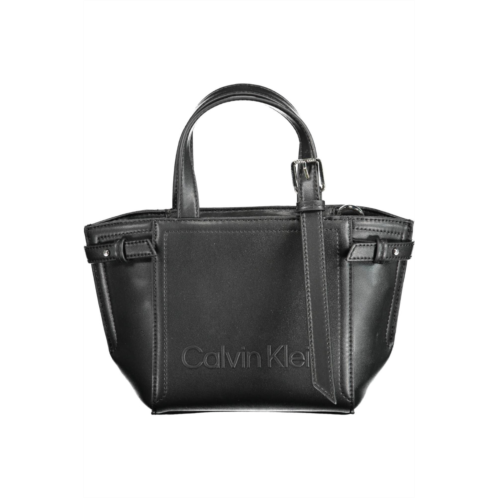 Calvin Klein chic shoulder handbag with zip womens closure