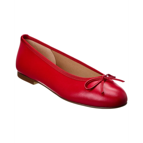 French Sole emerald leather flat