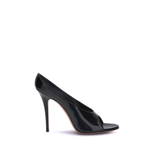 Amina Muaddi anok leather womens sandals
