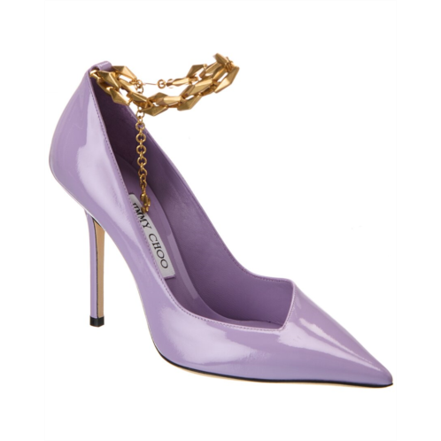 Jimmy Choo diamond talura 100 patent pump