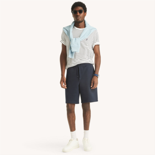 Nautica mens 9 fleece pull-on short