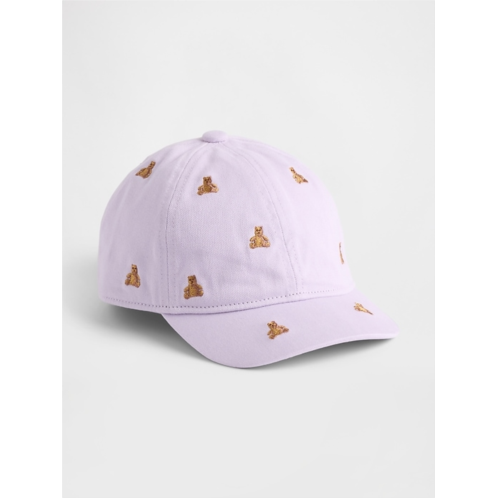 Gap Toddler Organic Cotton Bear Baseball Hat