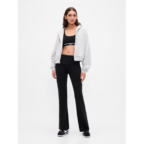 GapFit Smooth Foldover Mini Flare Leggings