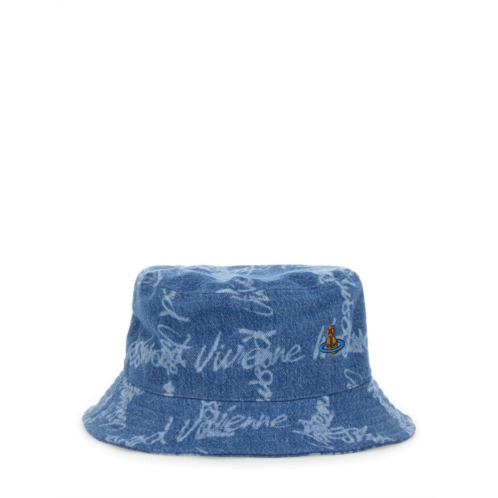 Vivienne Westwood logo-embellished cotton bucket hat
