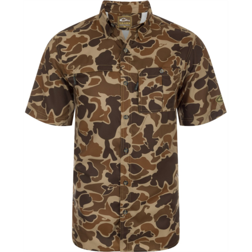Drake Mens Dove Load Camo Short Sleeve Shirt