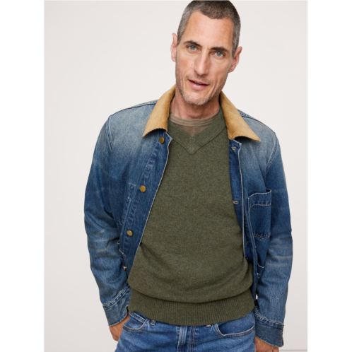 Bananarepublic Italian Merino-Blend V-Neck Sweater