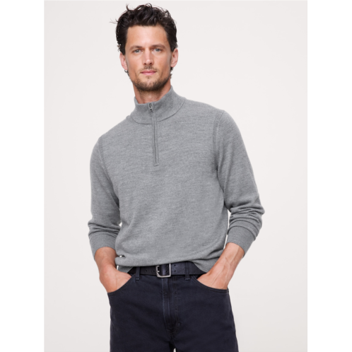 Bananarepublic Merino Half-Zip Sweater