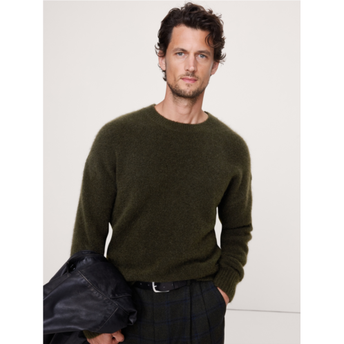 Bananarepublic Fluffy Crew-Neck Sweater