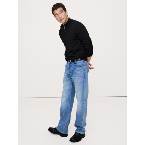 Bananarepublic Merino Half-Zip Sweater