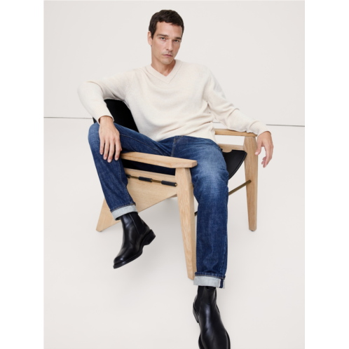 Bananarepublic Italian Merino-Blend V-Neck Sweater