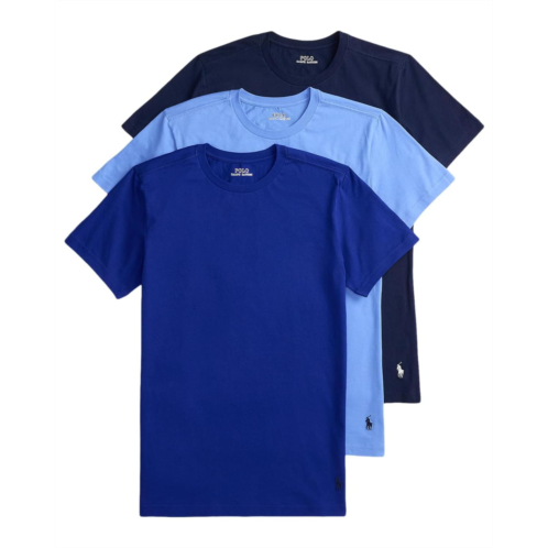 Mens Polo Ralph Lauren Slim Fit Cotton Crew Undershirt 3-Pack