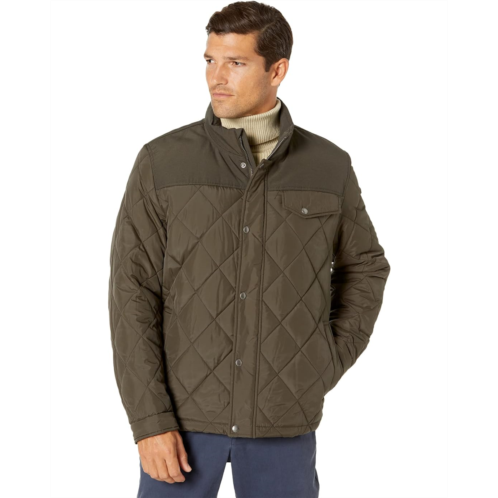 Mens Cole Haan 28 Tonal Mix Media Diamond with Faux Sherpa Lining