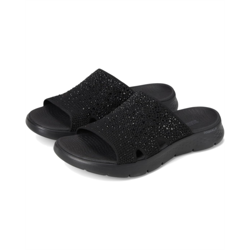 SKECHERS Performance Arch Fit Knit Slide w/ Gradient Rhinestnes
