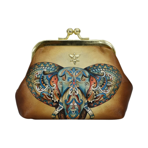 Anuschka Clasp Pouch with Key Fobs 1177