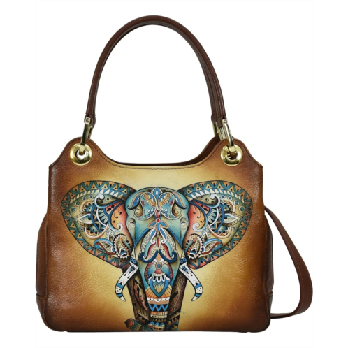 Anuschka Satchel with Crossbody Strap 708