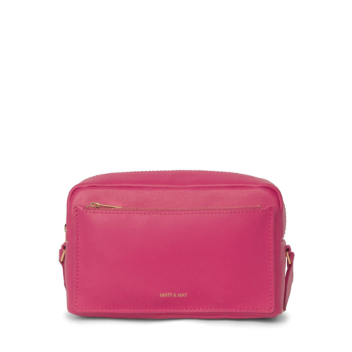 MATT & NAT paige vegan crossbody bag- arbor in dragonfruit