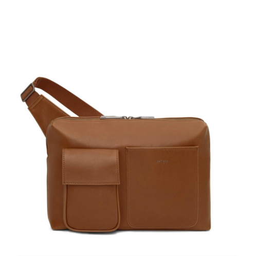 MATT & NAT unisex trey sling bag in chili