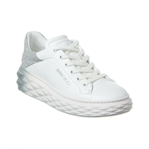 Jimmy Choo diamond maxi/f ii leather sneaker
