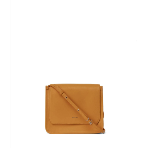 MATT & NAT womens lev vegan crossbody bag in marigld