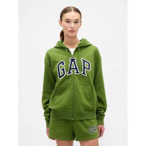 Gapfactory Relaxed Gap Logo Zip Hoodie