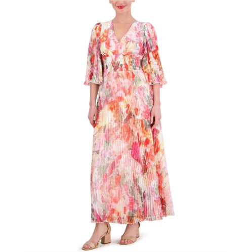 Vince Camuto Pleated Chiffon Maxi