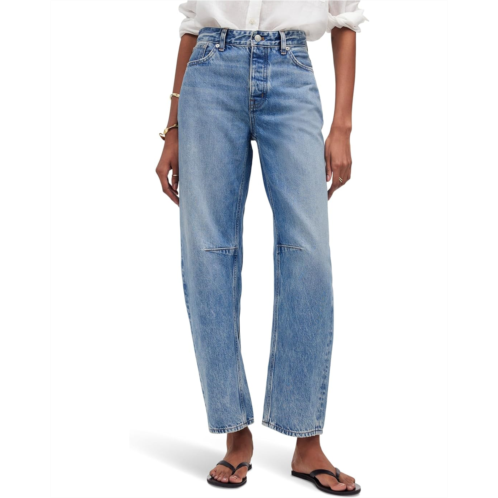 Womens Madewell Horse Shoe Jeans in Dobbins Wash