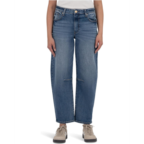 Womens KUT from the Kloth Ashley High Rise Slouchy Barrel Straight Leg