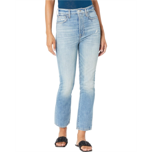 7 For All Mankind Easy Slim Cropped in Palma Rosa/Destroy