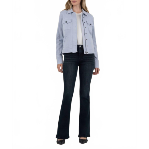 KUT FROM THE KLOTH amanda boxy jacket in powder blue