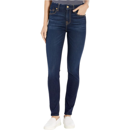 Womens 7 For All Mankind The High-Waist Ankle Skinny in Slim Illusion Tried & True