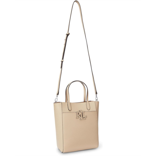 POLO RALPH LAUREN Pebbled Leather Small Cameryn Tote Bag