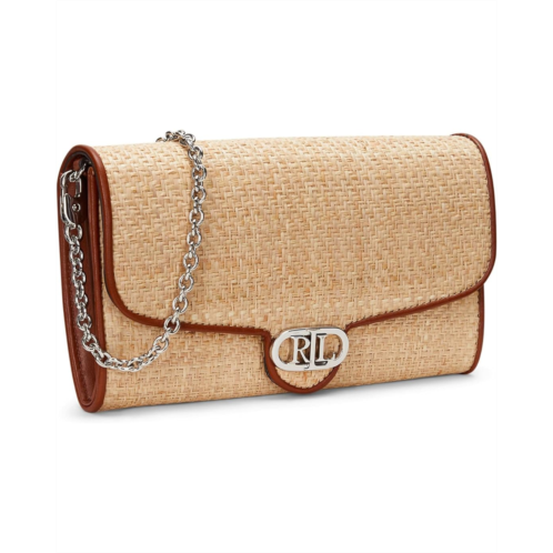 POLO RALPH LAUREN Raffia Medium Adair Crossbody