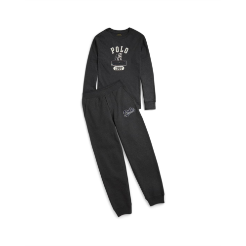 Polo Ralph Lauren Kids Cotton Jersey Graphic Long Sleeve Tee (Big Kid)