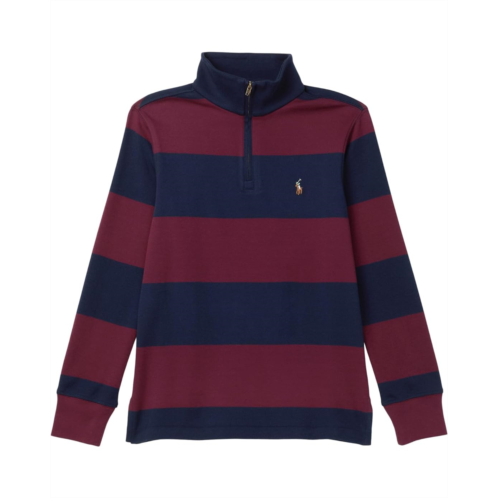 Polo Ralph Lauren Kids Striped Cotton Interlock Pullover (Big Kid)